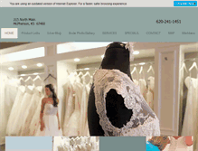 Tablet Screenshot of brooklyncobridal.com